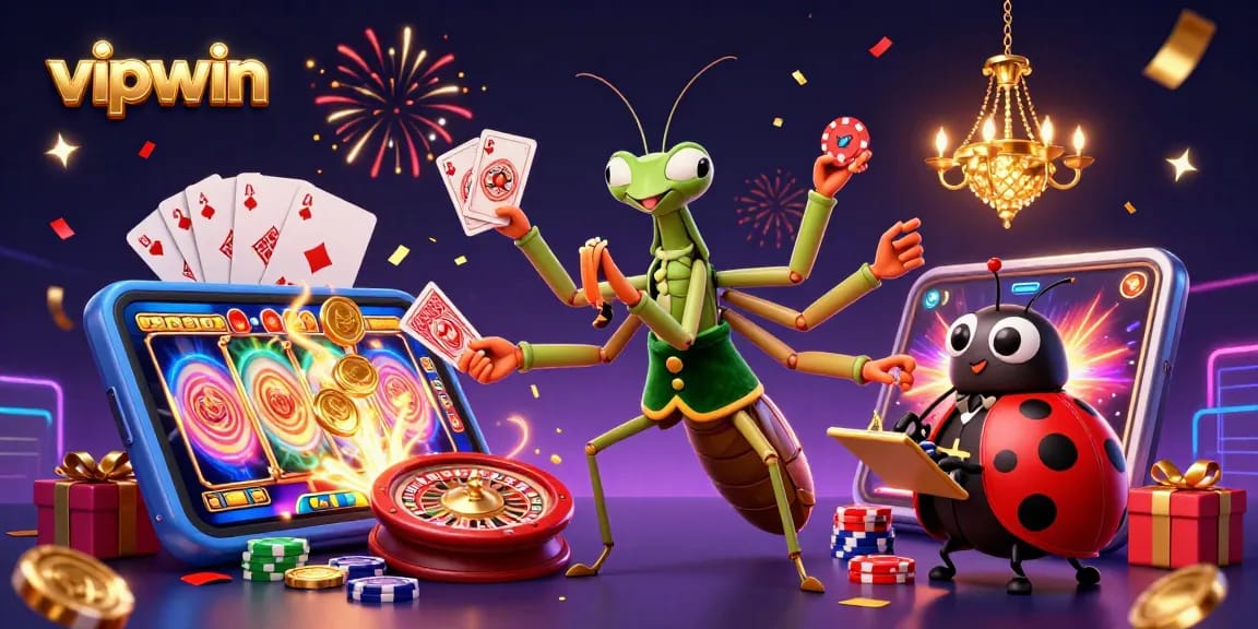 Experience thrilling gameplay with vipwin's vibrant casino atmosphere featuring colorful games.
