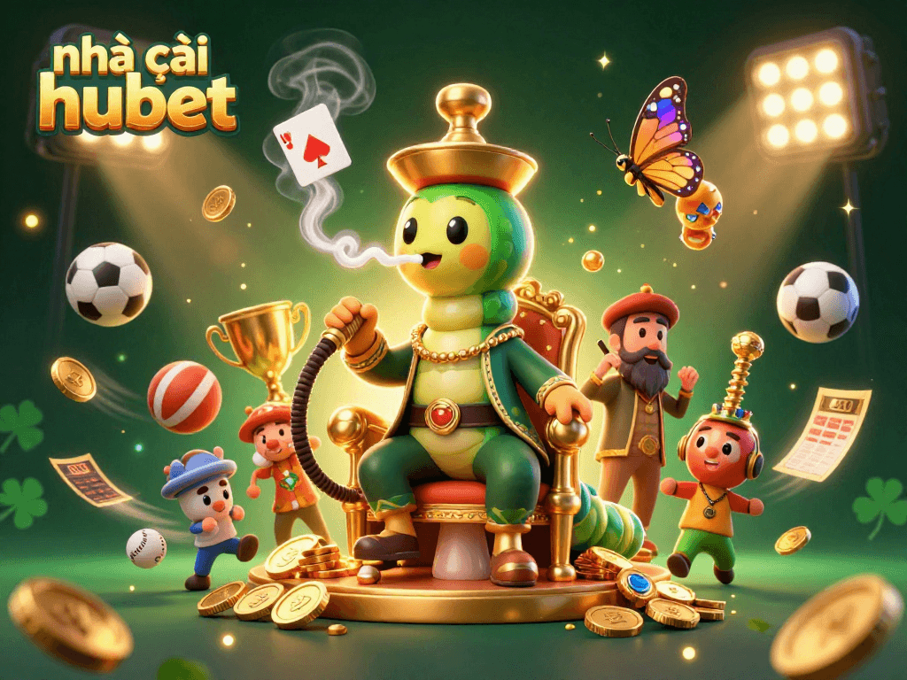 Join the excitement at nhà cái hubet with dynamic 3D sports action and gambling elements.