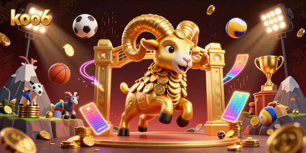 Experience action-packed gaming with ko66’s dynamic betting scene featuring characters and sports elements.