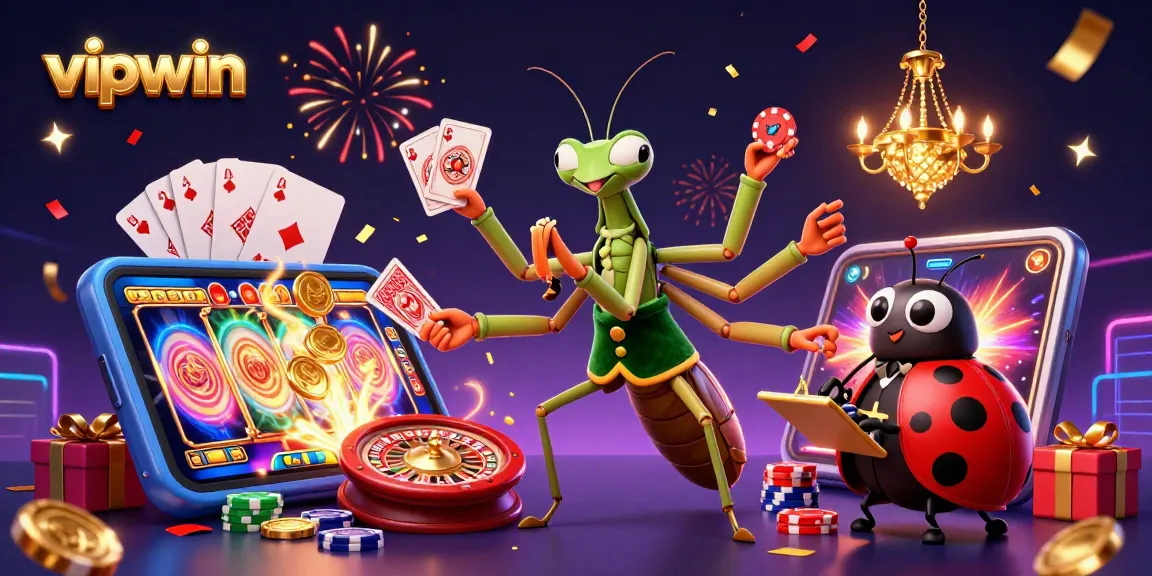 Experience thrilling gameplay with vipwin's vibrant casino atmosphere featuring colorful games.