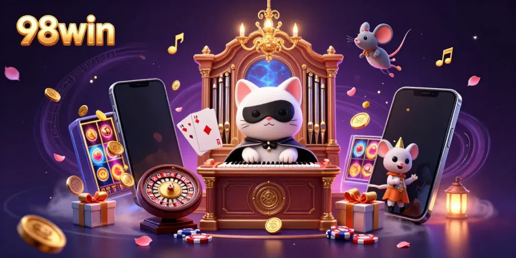 Experience thrilling gameplay at 98win with unique characters and exciting casino elements.