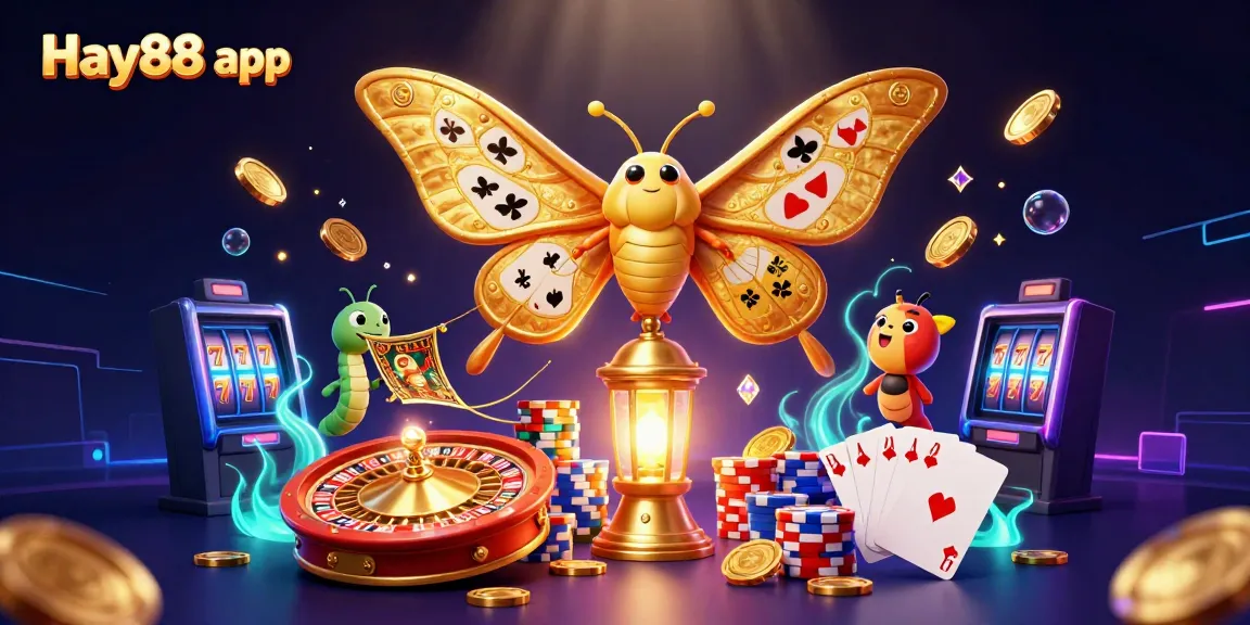Experience excitement with Hay88 app, featuring 3D characters and rich casino elements
