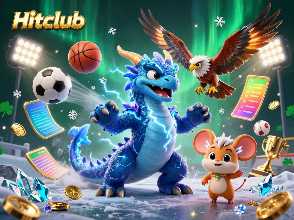 Experience thrilling action at Hitclub with a dynamic scene showcasing vibrant gaming elements and characters.