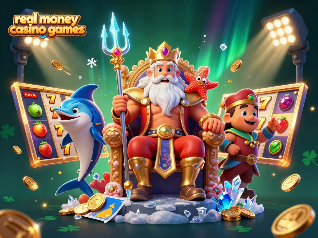 Experience thrilling real money casino games with vibrant, dynamic slots and 3D animated characters.