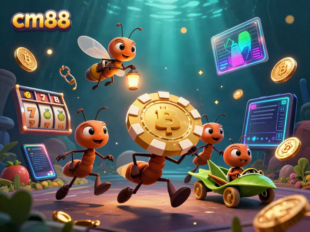 Play and win big with cm88 in an exciting heist scene filled with vibrant casino elements.