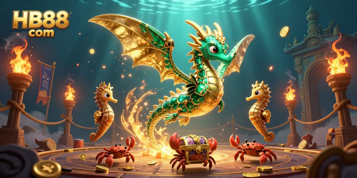Experience thrilling adventures at HB88 com with vibrant underwater casino visuals.