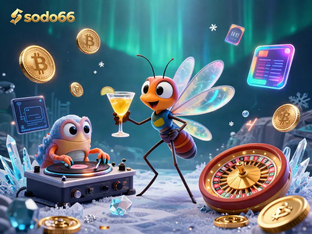 Engage with sodo66's vibrant gaming universe through a captivating casino scene.