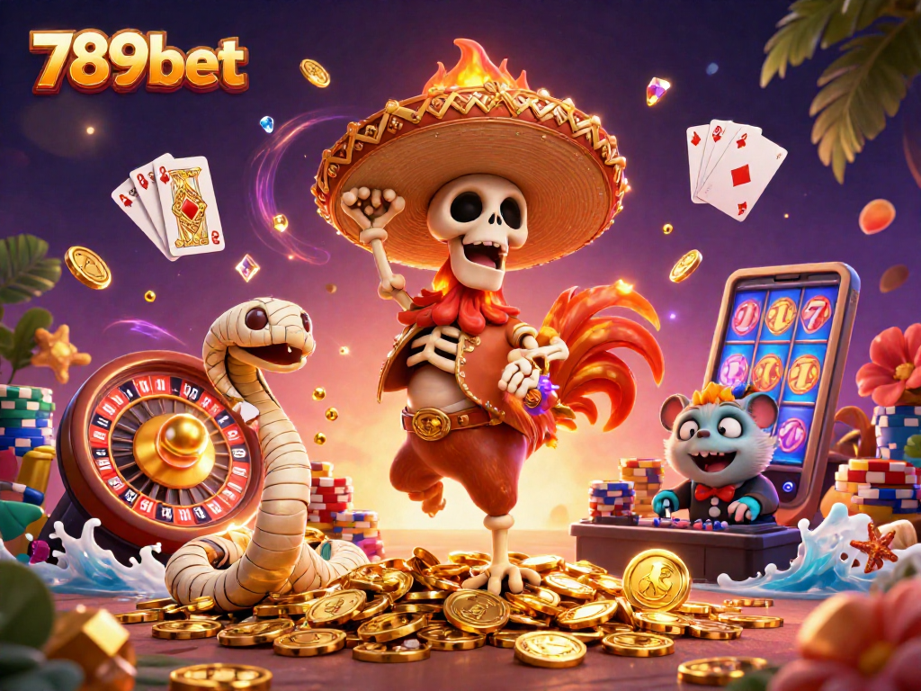 Experience thrilling wins with 789bet in this vibrant casino scene filled with excitement and action.