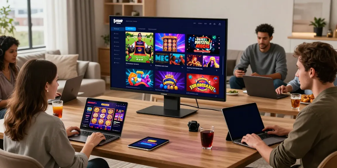 Interactive gaming experience on https://gem88.jpn.com/ showcasing dynamic sports betting and casino games with players in a lively atmosphere.